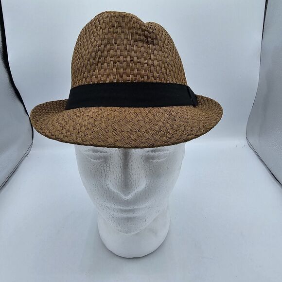 Men’s Milani Designed in Italy 100% Straw Hat Size S/m Brown Womens - Picture 1 of 6